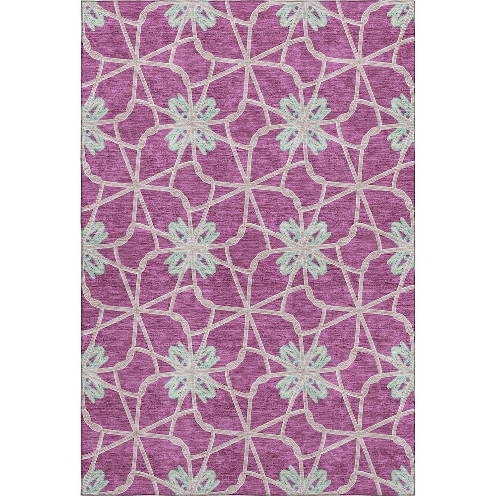 Premium Machine Washable Mayfield AMF958 Blush 2'6" x 3'10" Rug. Picture 1