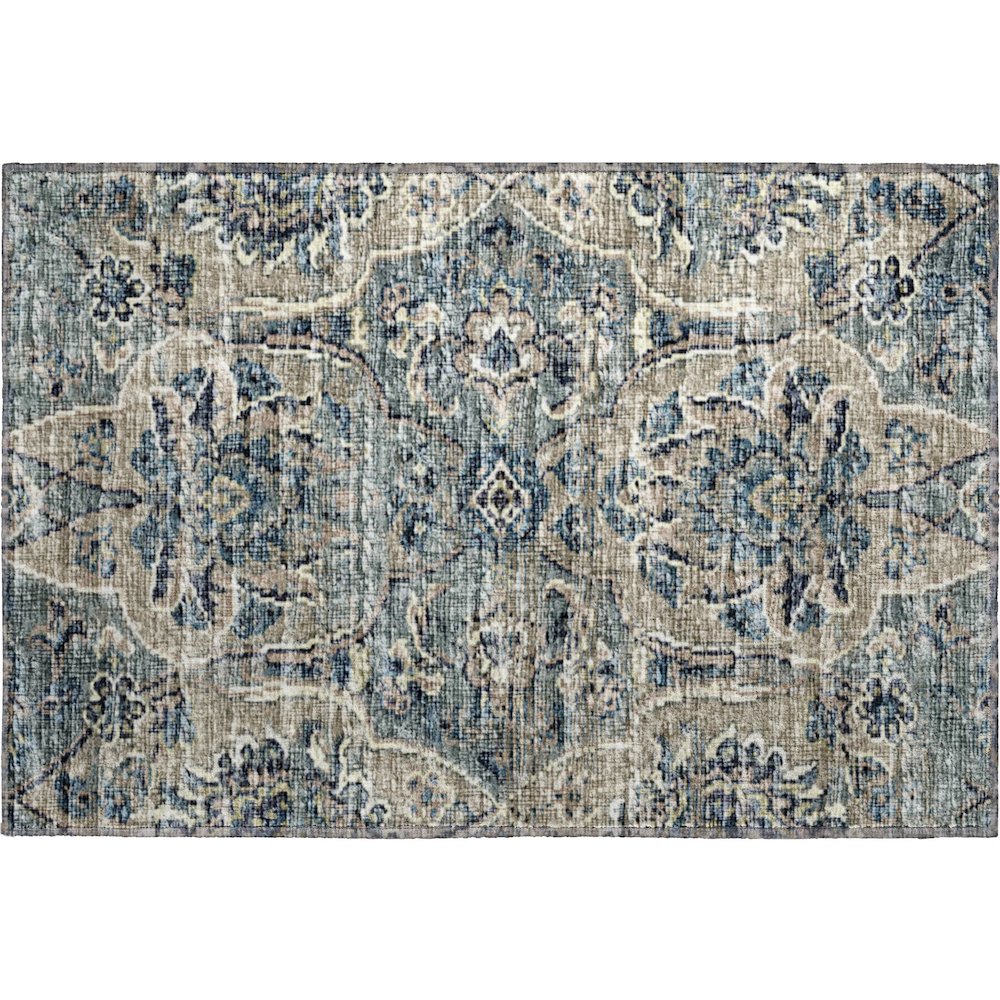 Premium Machine Washable Mayfield  River 1'8" x 2'6" Rug. Picture 1