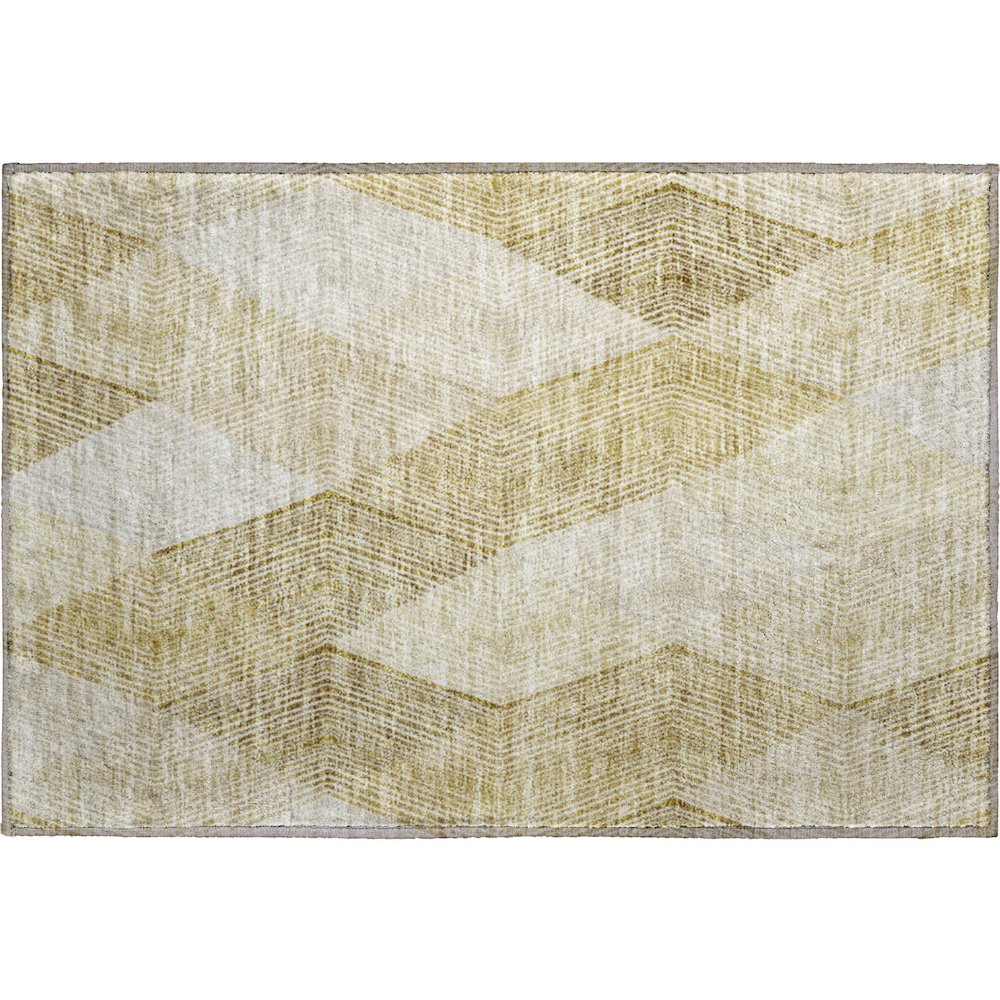 Premium Machine Washable Mayfield AMF962 Ivory 1'8" x 2'6" Rug. Picture 1