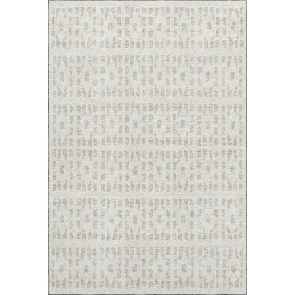 Premium Machine Washable Mayfield AMF963 Ivory 2'6" x 3'10" Rug. Picture 1