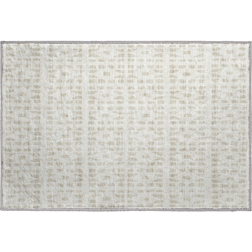 Premium Machine Washable Mayfield AMF963 Ivory 1'8" x 2'6" Rug. Picture 1