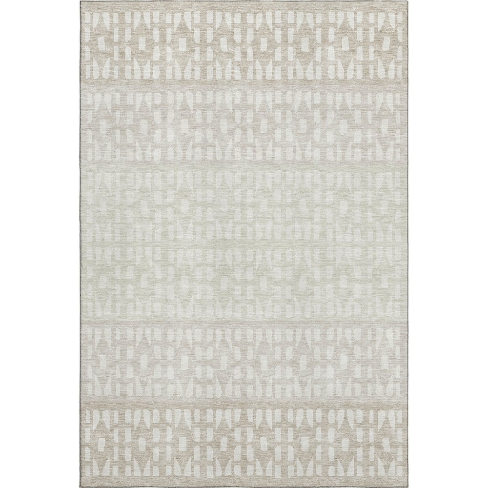 Premium Machine Washable Mayfield AMF964 Ivory 2'6" x 3'10" Rug. Picture 1