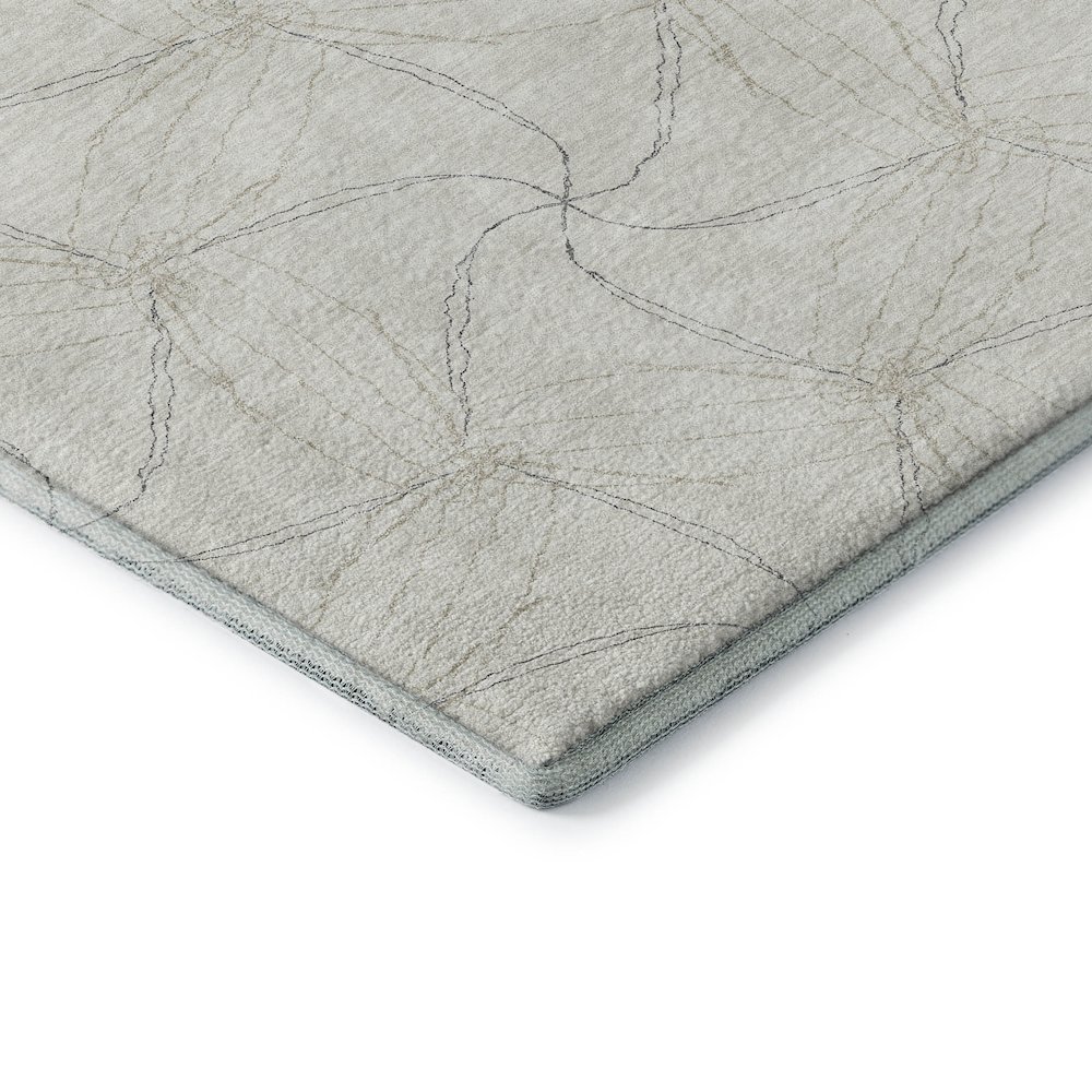 Premium Machine Washable Mayfield AMF968 Ivory 1'8" x 2'6" Rug. Picture 3