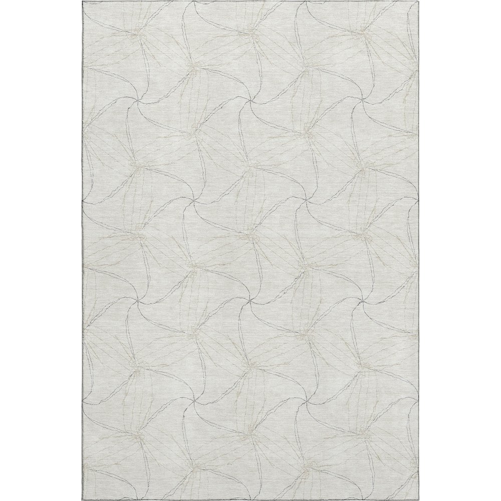 Premium Machine Washable Mayfield AMF968 Ivory 2'6" x 3'10" Rug. Picture 1