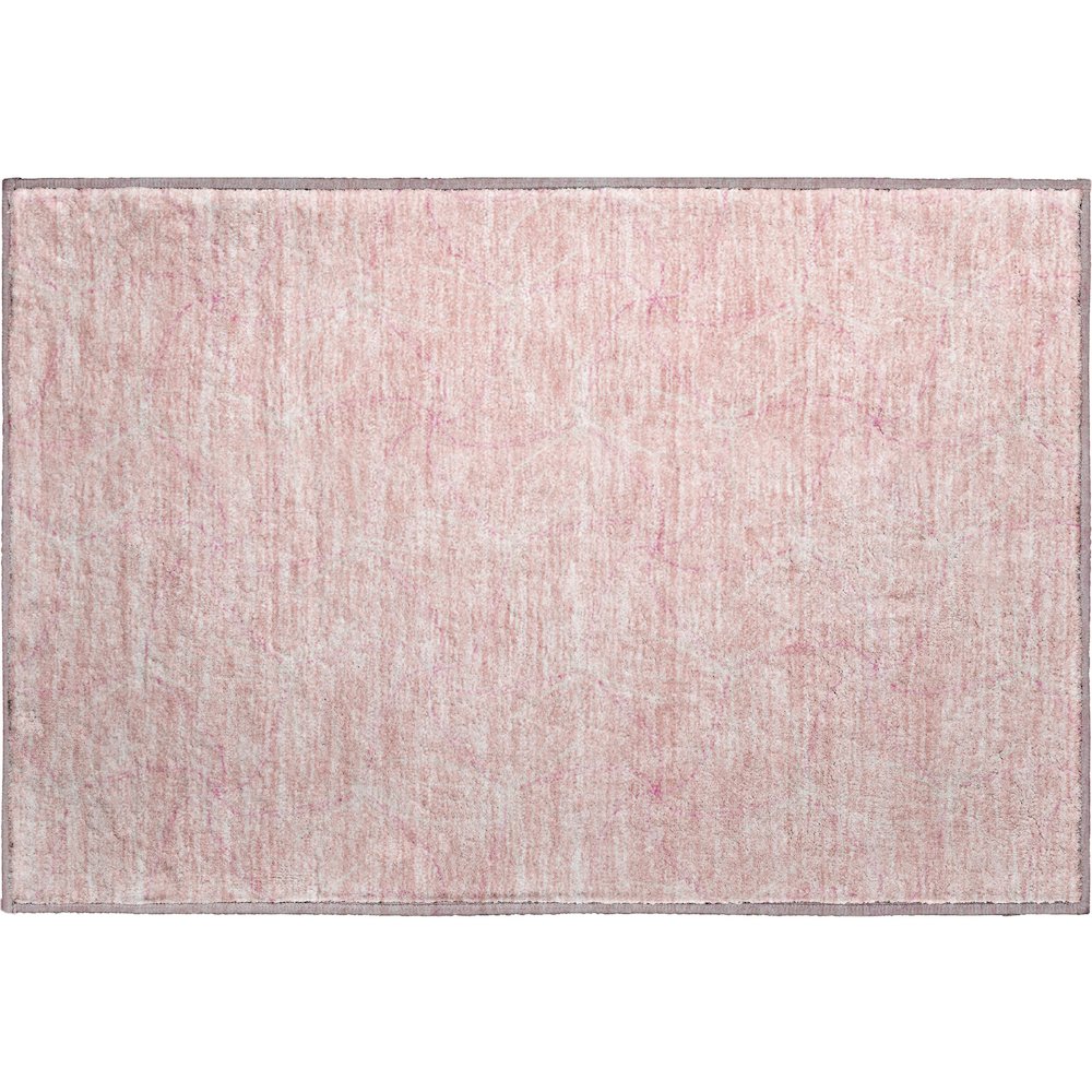 Premium Machine Washable Mayfield AMF968 Pink 1'8" x 2'6" Rug. Picture 1
