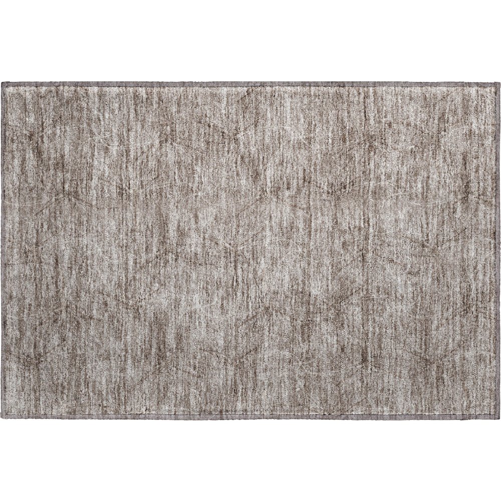 Premium Machine Washable Mayfield AMF968 Taupe 1'8" x 2'6" Rug. Picture 1