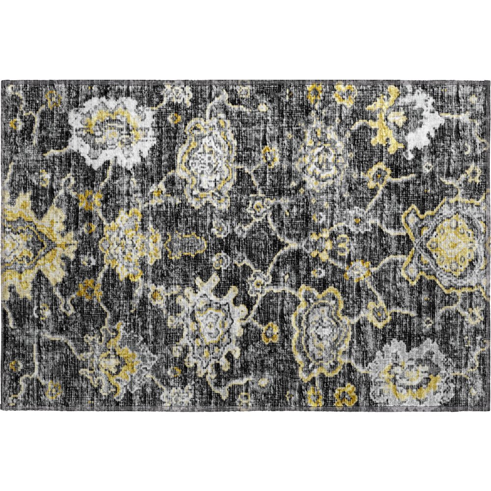 Premium Machine Washable Mayfield  Shadow 1'8" x 2'6" Rug. Picture 1