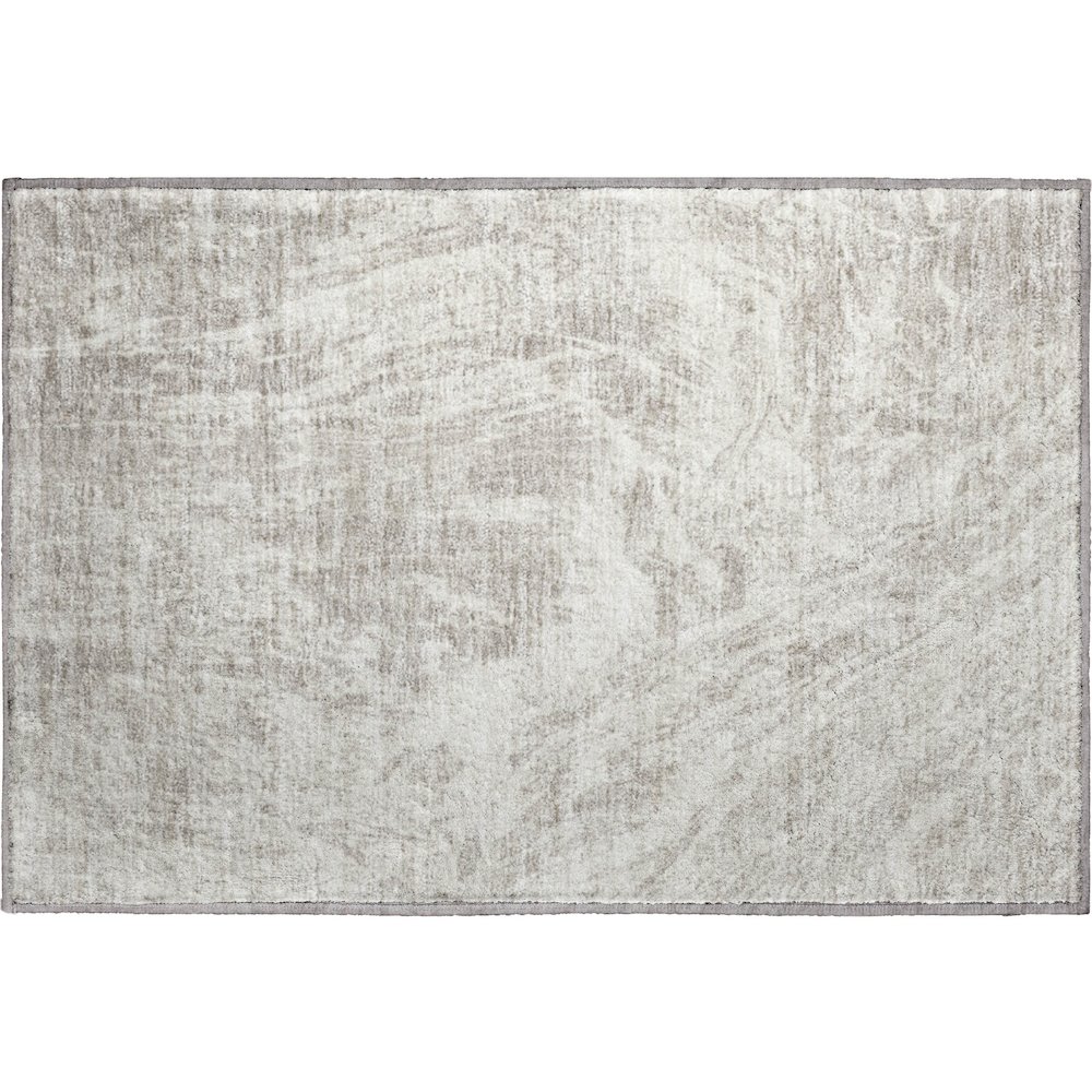 Premium Machine Washable Mayfield AMF971 Beige 1'8" x 2'6" Rug. Picture 1