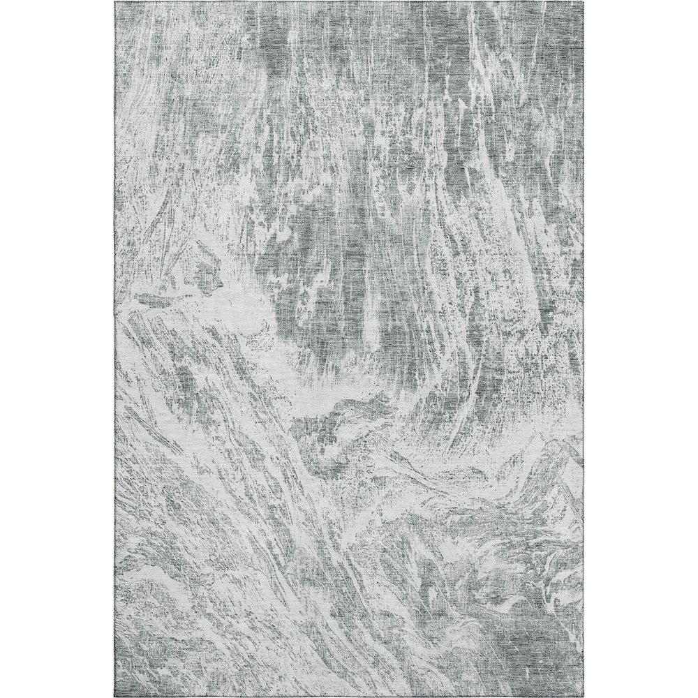 Premium Machine Washable Mayfield AMF971 Gray 2'6" x 3'10" Rug. Picture 1