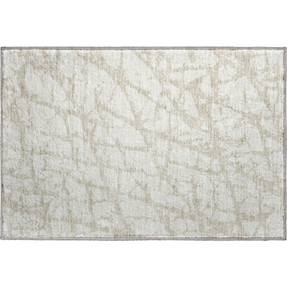 Premium Machine Washable Mayfield AMF972 Ivory 1'8" x 2'6" Rug. Picture 1