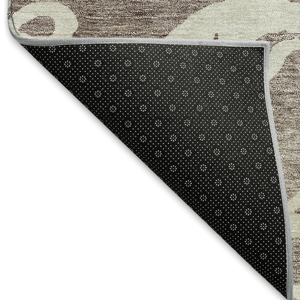 Premium Machine Washable Mayfield AMF973 Taupe 1'8" x 2'6" Rug. Picture 2