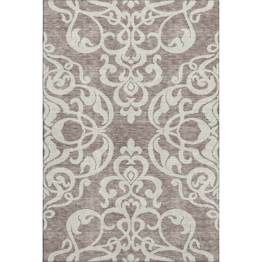 Premium Machine Washable Mayfield AMF973 Taupe 2'6" x 3'10" Rug. Picture 1