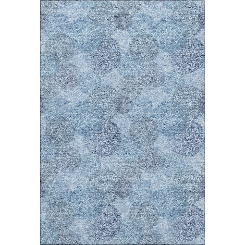 Premium Machine Washable Mayfield AMF977 Denim 2'6" x 3'10" Rug. Picture 1