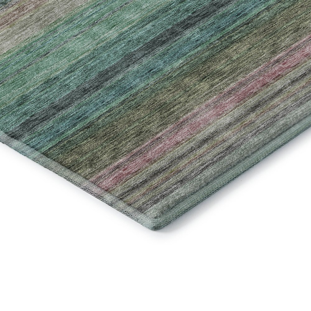 Premium Machine Washable Mayfield AMF979 Sage 1'8" x 2'6" Rug. Picture 3