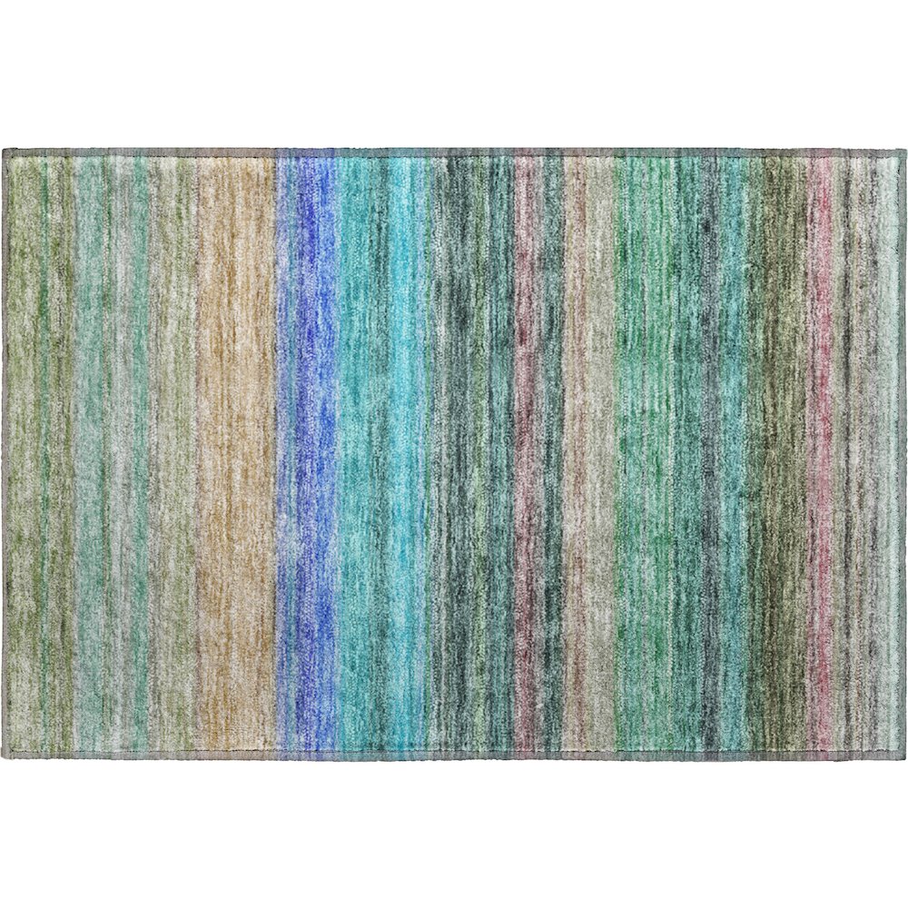 Premium Machine Washable Mayfield AMF979 Sage 1'8" x 2'6" Rug. Picture 1