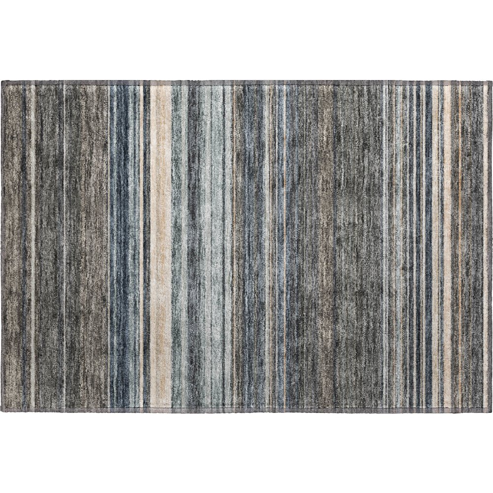 Premium Machine Washable Mayfield AMF979 Taupe 1'8" x 2'6" Rug. Picture 1