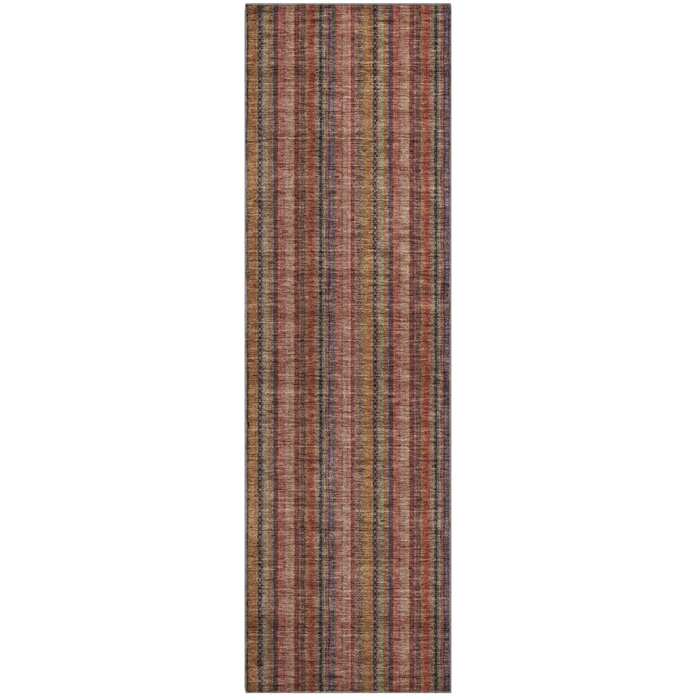 Premium Machine Washable Mayfield AMF982 Blush 2'3" x 7'6" Runner Rug. Picture 1