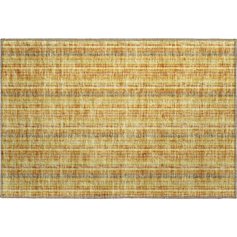 Premium Machine Washable Mayfield AMF982 Honey 1'8" x 2'6" Rug. Picture 1