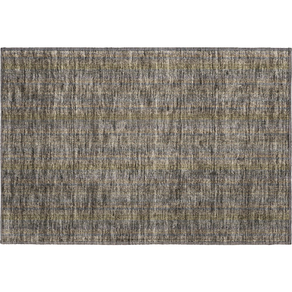 Premium Machine Washable Mayfield AMF982 Taupe 1'8" x 2'6" Rug. Picture 1