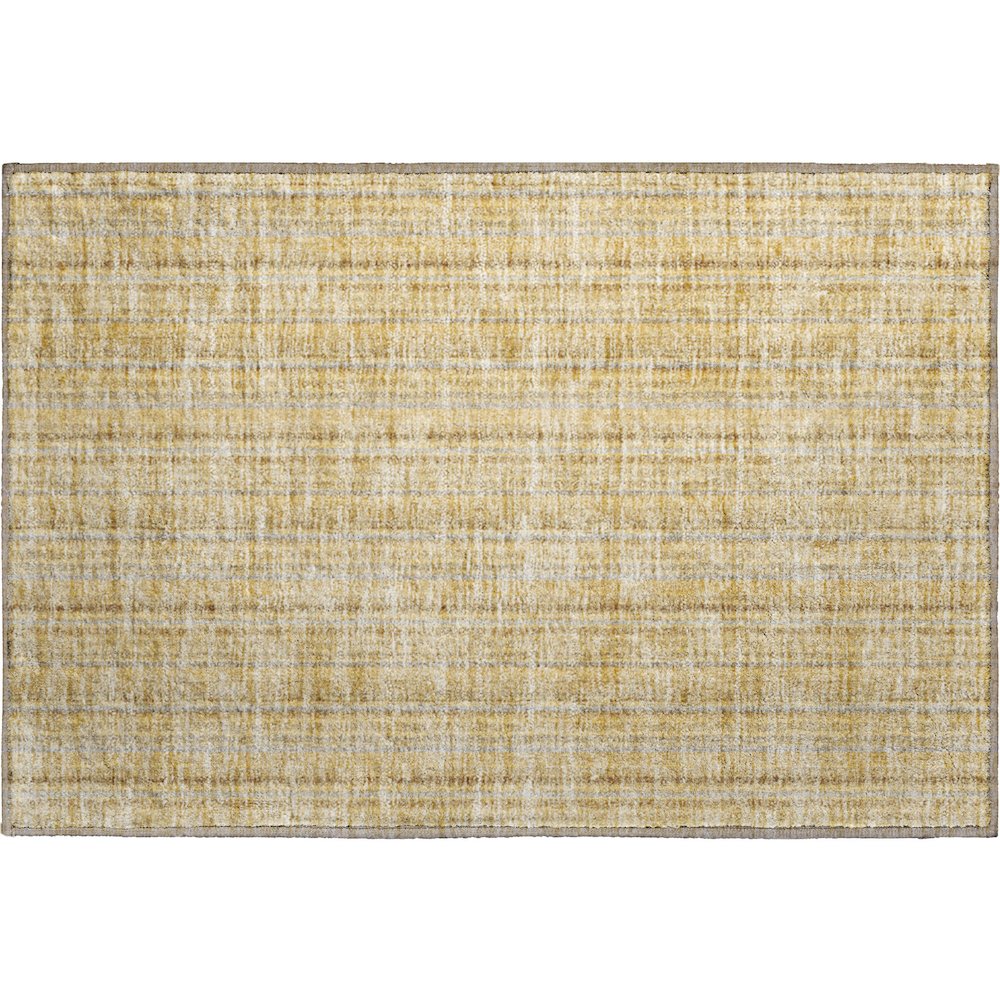 Premium Machine Washable Mayfield AMF982 Wheat 1'8" x 2'6" Rug. Picture 1