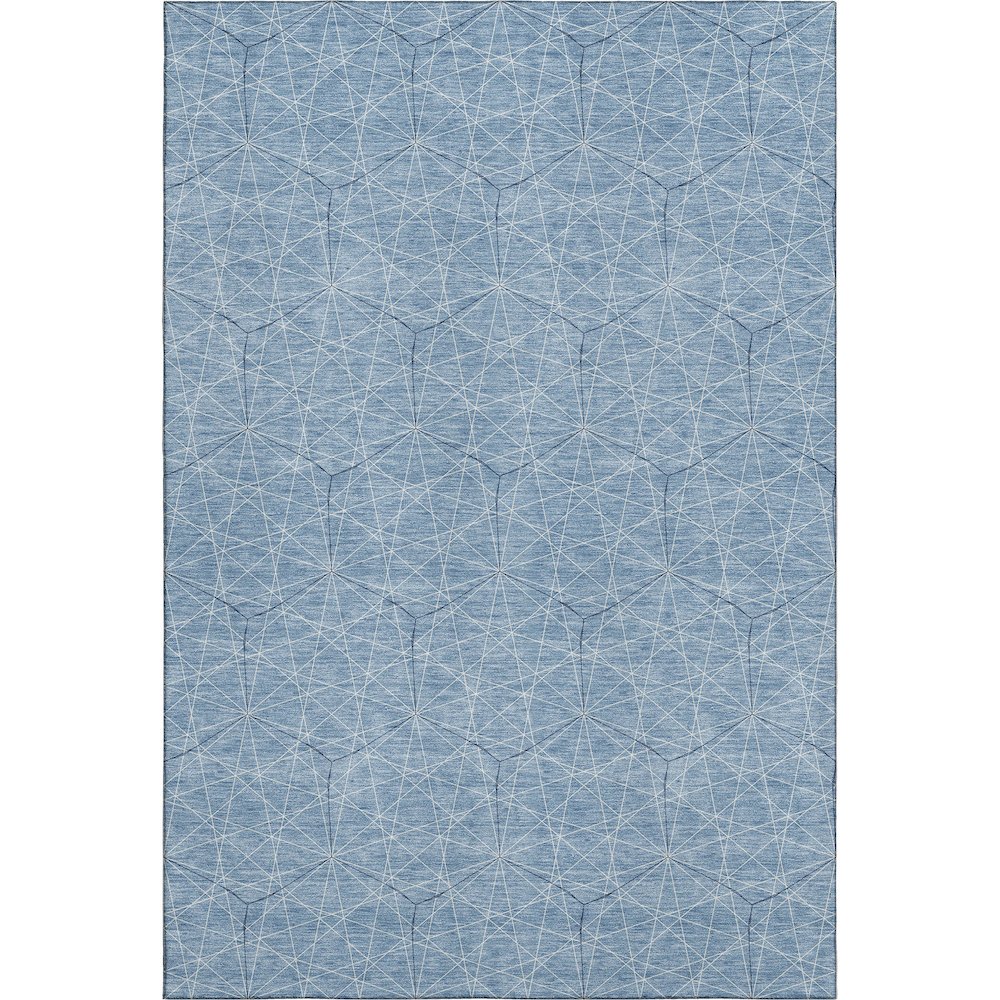 Premium Machine Washable Mayfield AMF987 Denim 2'6" x 3'10" Rug. Picture 1