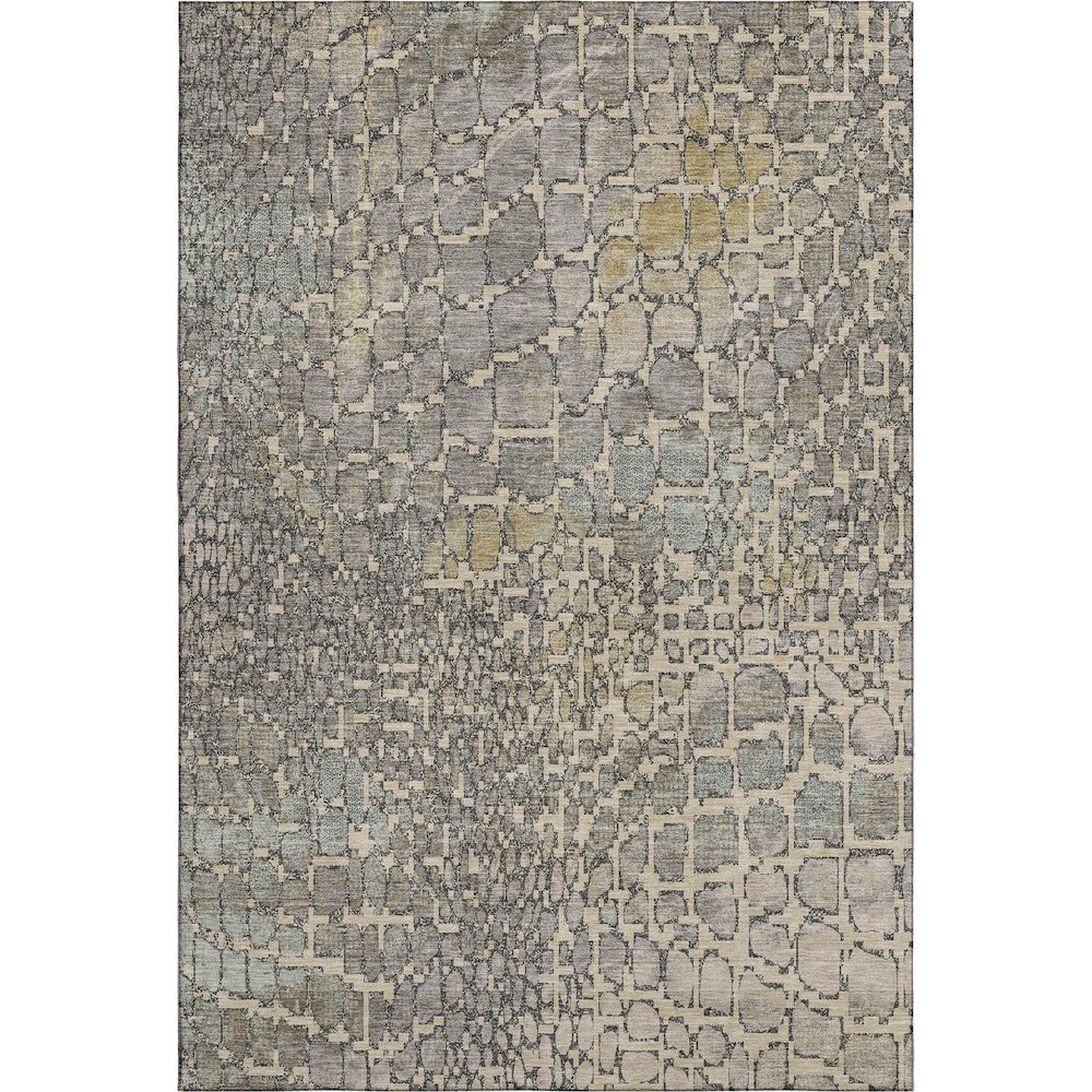 Premium Machine Washable Mayfield AMF988 Putty 2'6" x 3'10" Rug. Picture 1