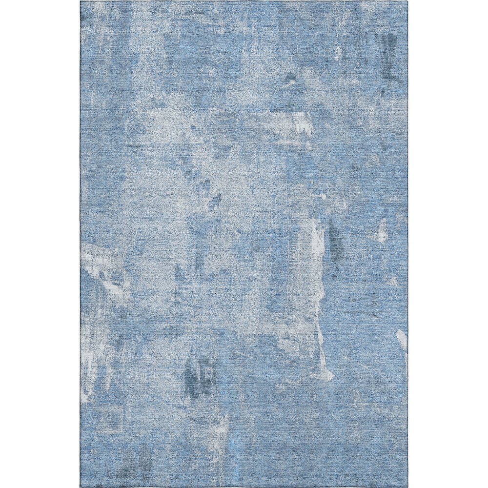 Premium Machine Washable Mayfield AMF989 Denim 2'6" x 3'10" Rug. Picture 1