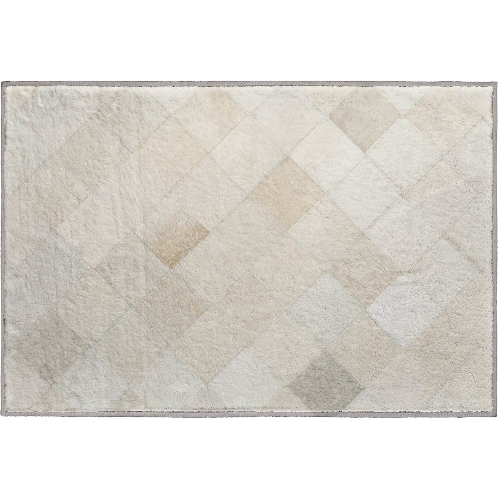 Premium Machine Washable Mayfield  Ivory 1'8" x 2'6" Rug. Picture 1