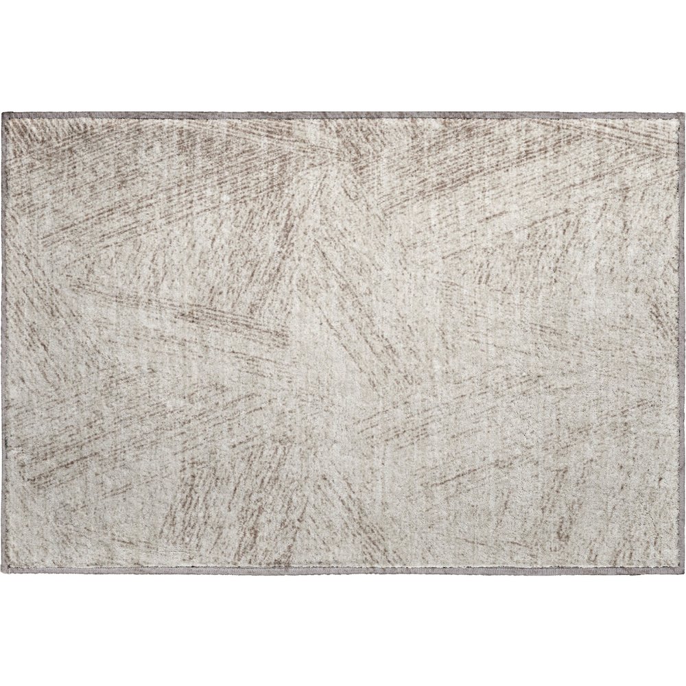 Premium Machine Washable Mayfield AMF991 Beige 1'8" x 2'6" Rug. Picture 1