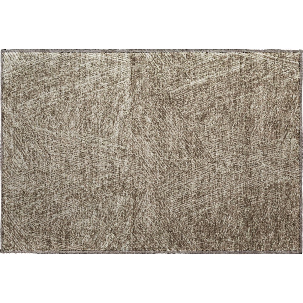 Premium Machine Washable Mayfield AMF991 Chocolate 1'8" x 2'6" Rug. Picture 1
