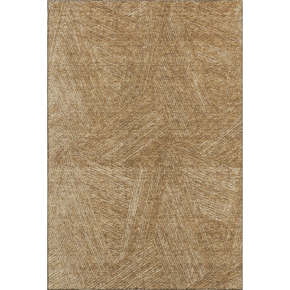 Premium Machine Washable Mayfield AMF991 Gold 2'6" x 3'10" Rug. Picture 1