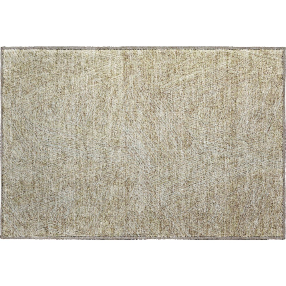 Premium Machine Washable Mayfield AMF991 Putty 1'8" x 2'6" Rug. Picture 1