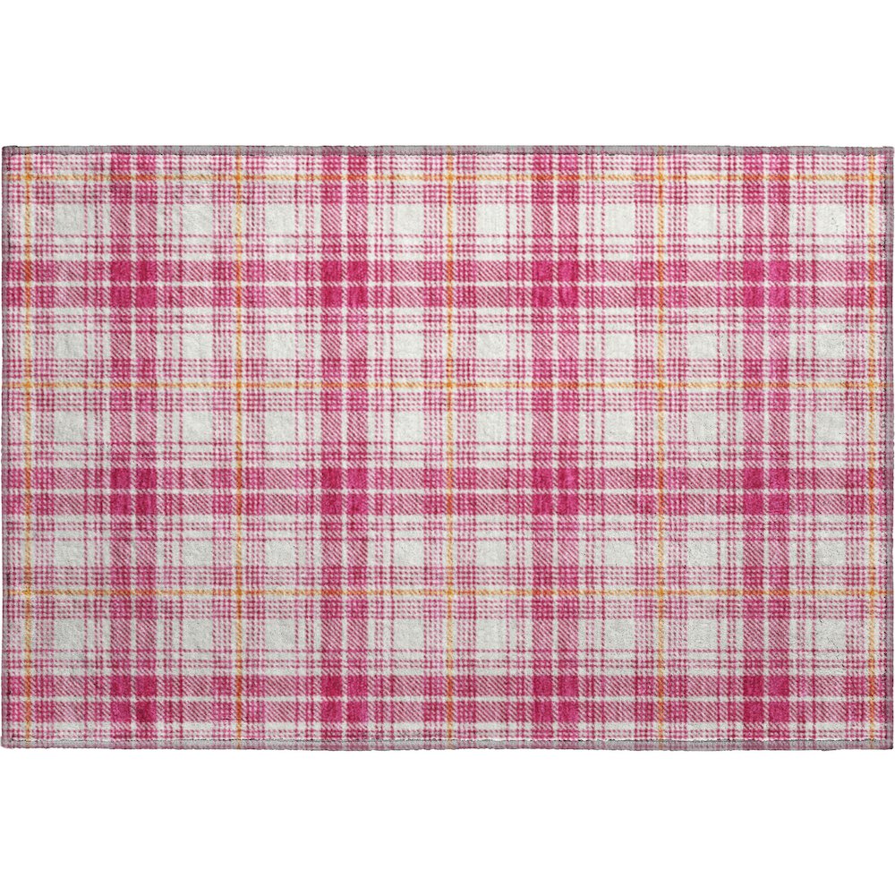 Premium Machine Washable Mayfield AMF993 Blush 1'8" x 2'6" Rug. Picture 1