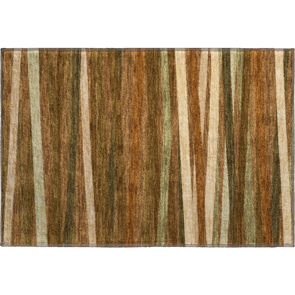 Premium Machine Washable Mayfield AMF997 Paprika 1'8" x 2'6" Rug. Picture 1