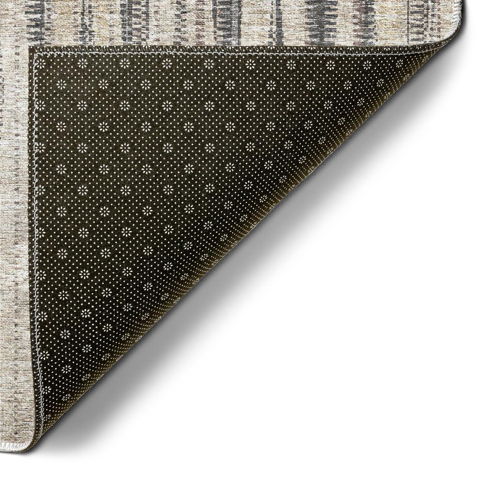 Waverly Beige Contemporary Striped 1'8" x 2'6" Accent Rug Beige AWA31. Picture 4