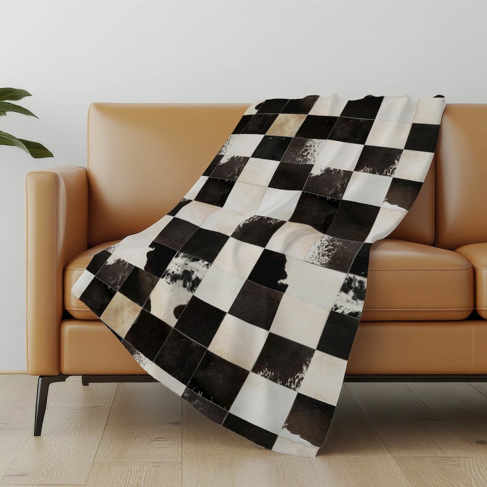 Premium Machine Washable ASB105 Black 50" x 70" Sherpa Throw Blanket. Picture 4