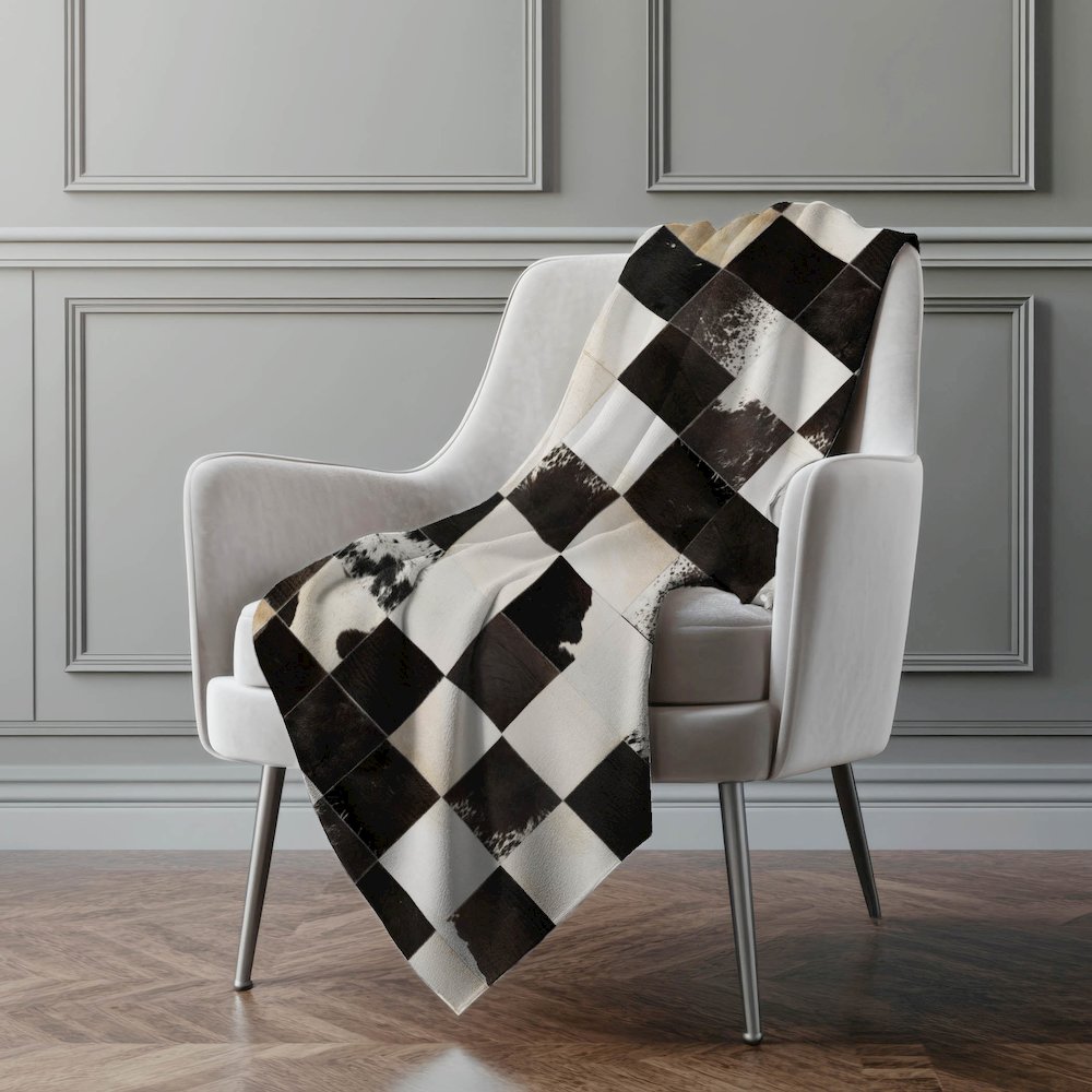 Premium Machine Washable ASB105 Black 50" x 70" Sherpa Throw Blanket. Picture 5
