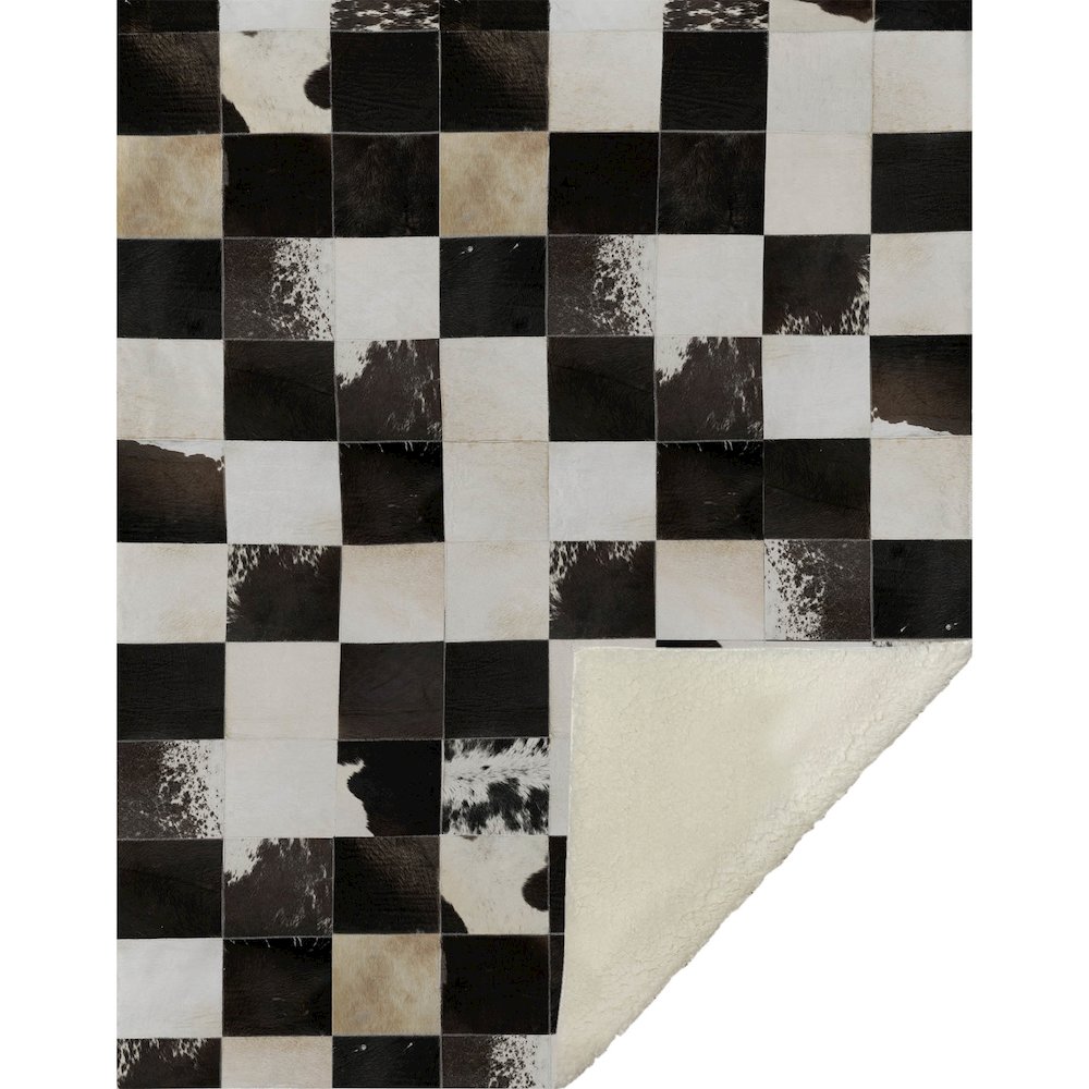 Premium Machine Washable ASB105 Black 50" x 70" Sherpa Throw Blanket. Picture 1