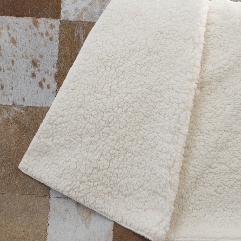 Premium Machine Washable ASB105 Brown 50" x 70" Sherpa Throw Blanket. Picture 2