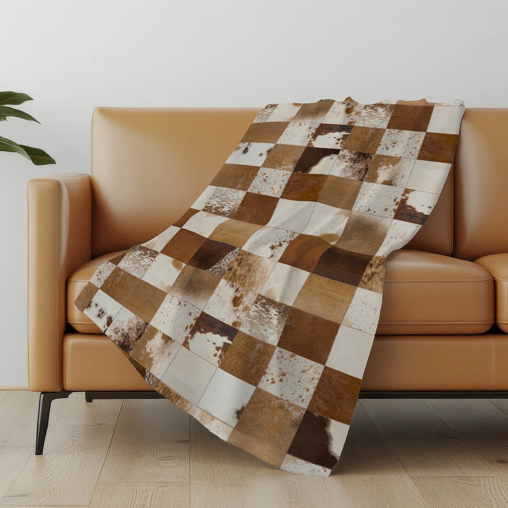 Premium Machine Washable ASB105 Brown 50" x 70" Sherpa Throw Blanket. Picture 4