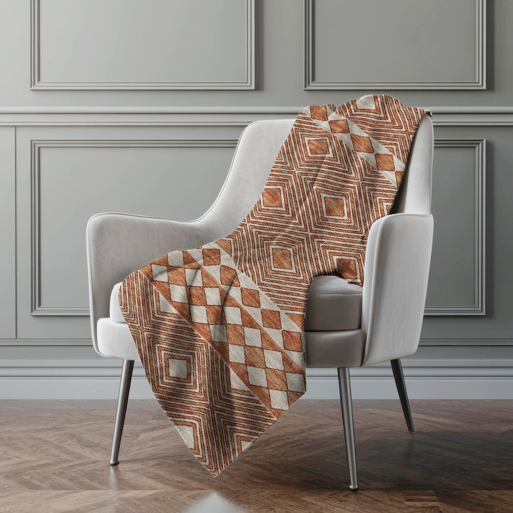 Premium Machine Washable ASB107 Canyon 50" x 70" Sherpa Throw Blanket. Picture 5