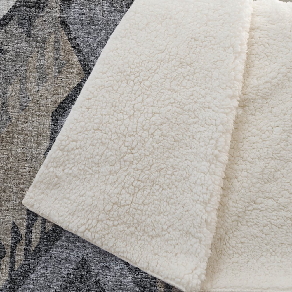 Premium Machine Washable ASB108 Desert 50" x 70" Sherpa Throw Blanket. Picture 2