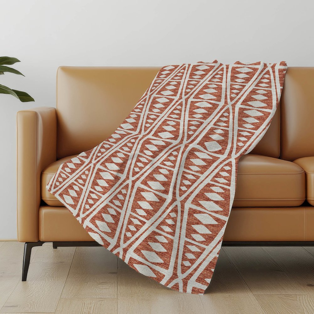 Premium Machine Washable ASB112 Canyon 50" x 70" Sherpa Throw Blanket. Picture 4