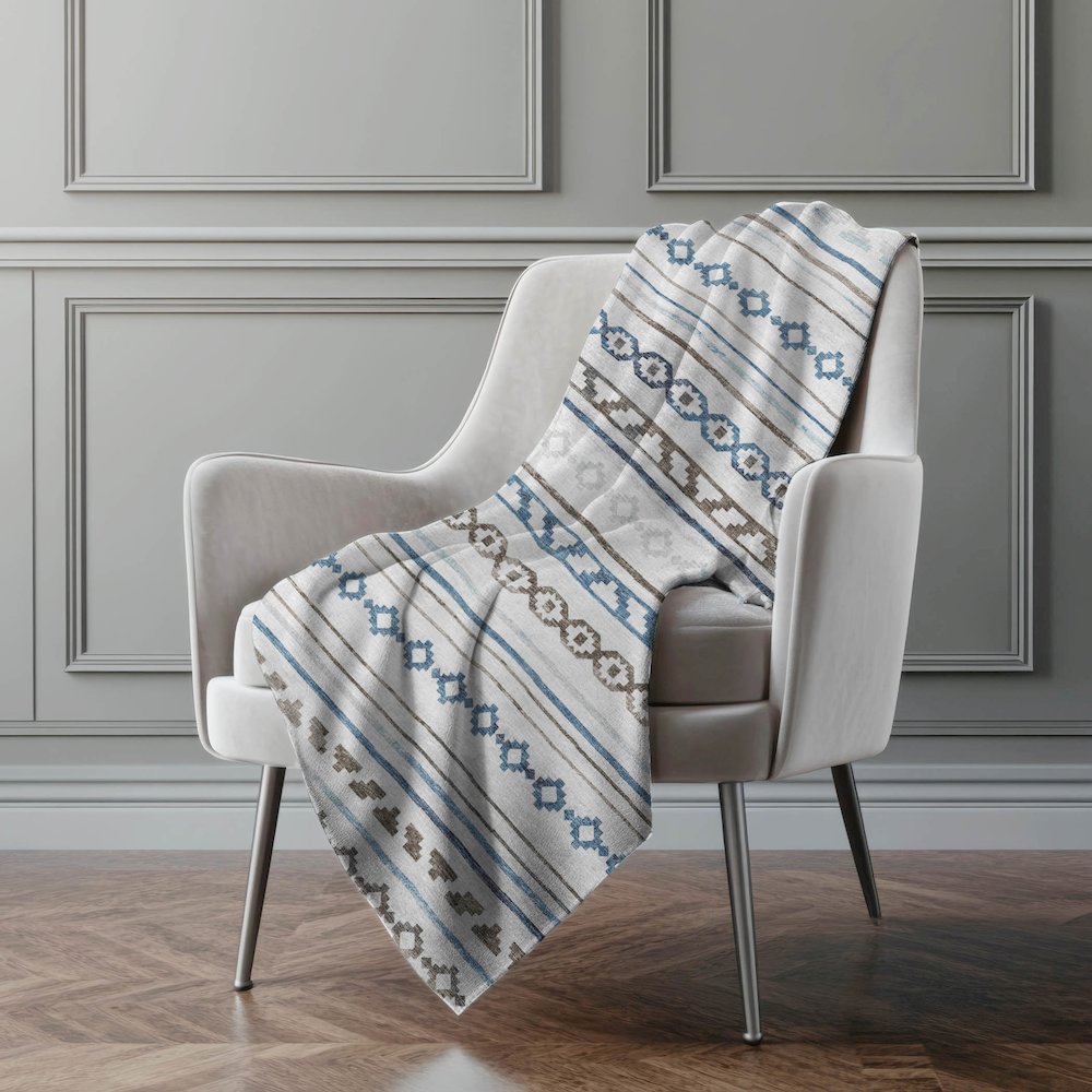 Premium Machine Washable ASB116 Gray 50" x 70" Sherpa Throw Blanket. Picture 5