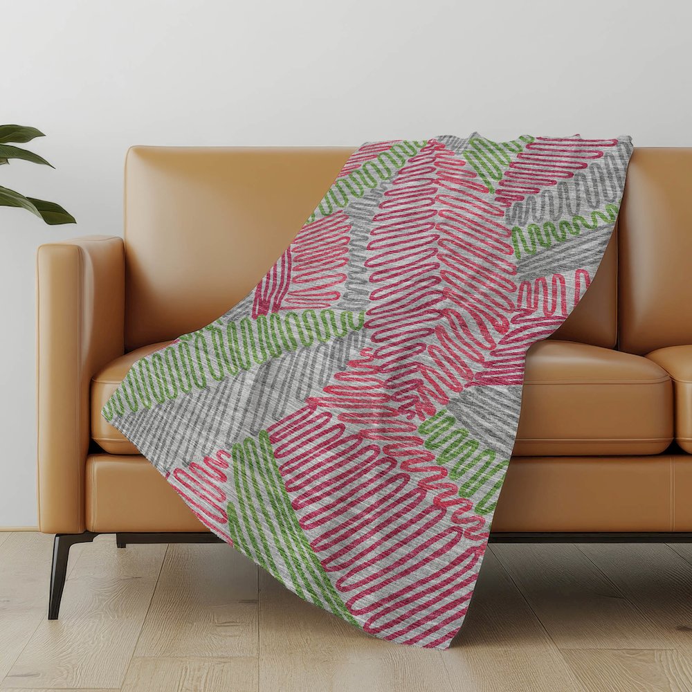Premium Machine Washable ASB117 Pink 50" x 70" Sherpa Throw Blanket. Picture 4