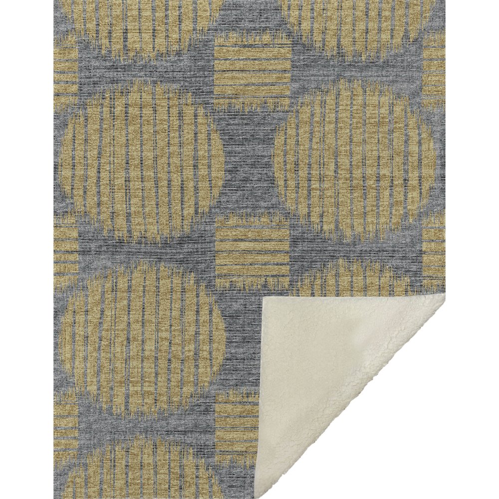 Premium Machine Washable ASB119 Gilded 50" x 70" Sherpa Throw Blanket. Picture 1