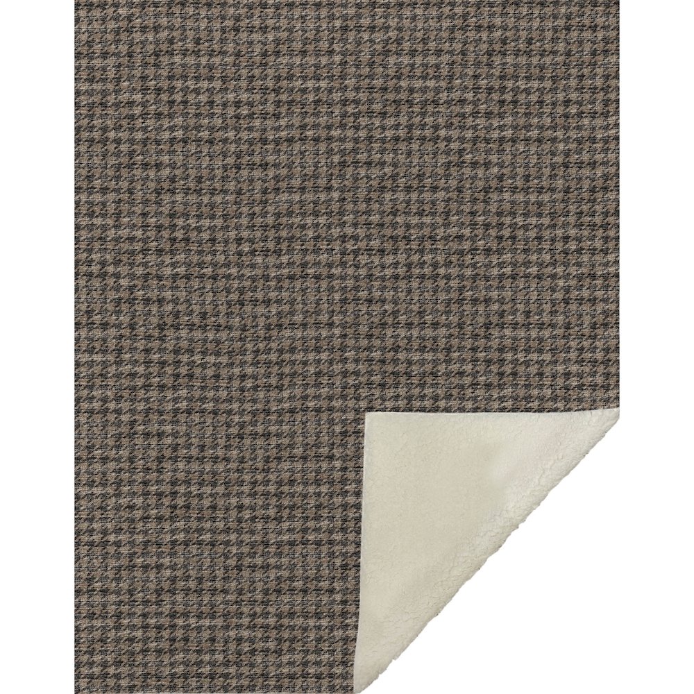Premium Machine Washable ASB137 Chocolate 50" x 70" Sherpa Throw Blanket. Picture 1