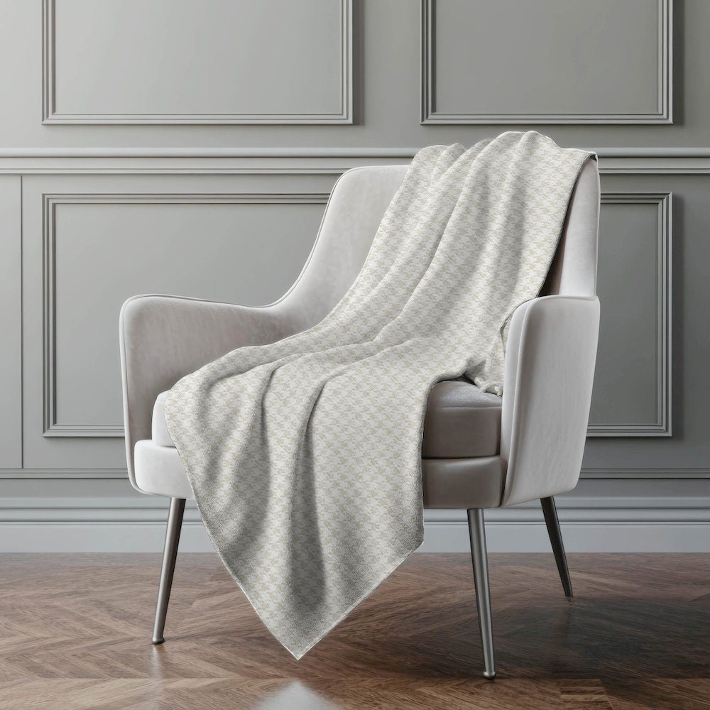 Premium Machine Washable ASB137 Linen 50" x 70" Sherpa Throw Blanket. Picture 5