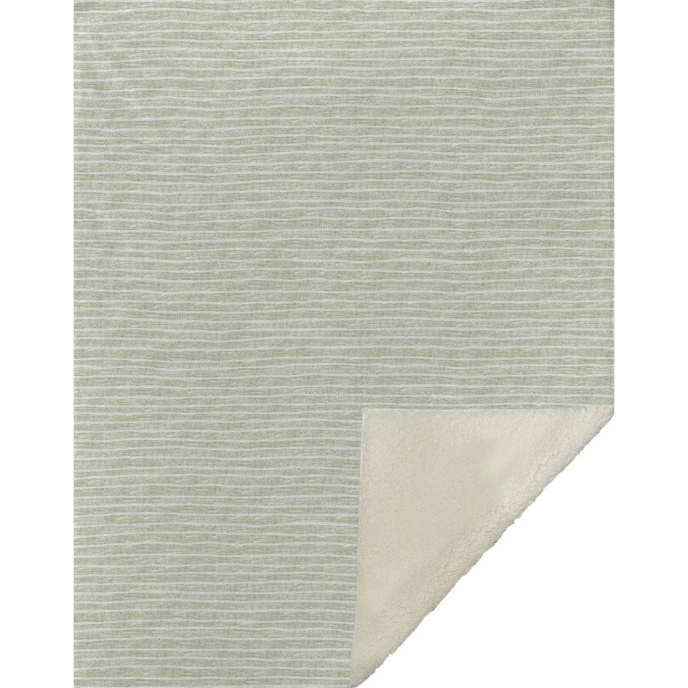 Premium Machine Washable ASB138 Mist 50" x 70" Sherpa Throw Blanket. Picture 1