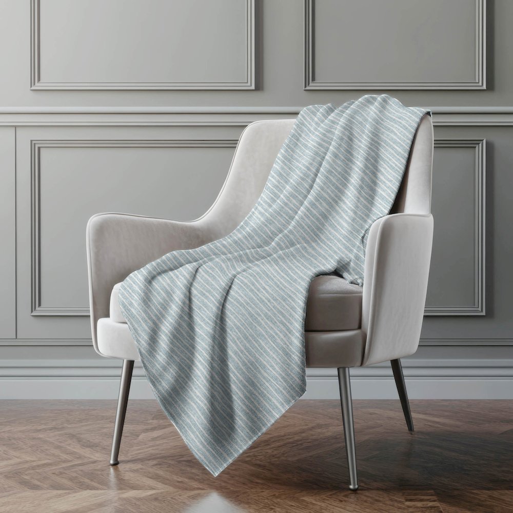 Premium Machine Washable ASB138 Sky 50" x 70" Sherpa Throw Blanket. Picture 5
